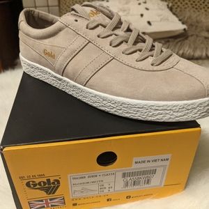 Gola Trainer Suede Women's Size 9 US Blossom/White